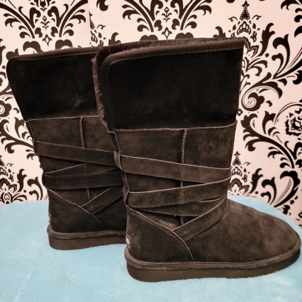 Lamo Leather Sherling Boots